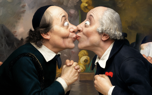 AI Kissing Meme Images